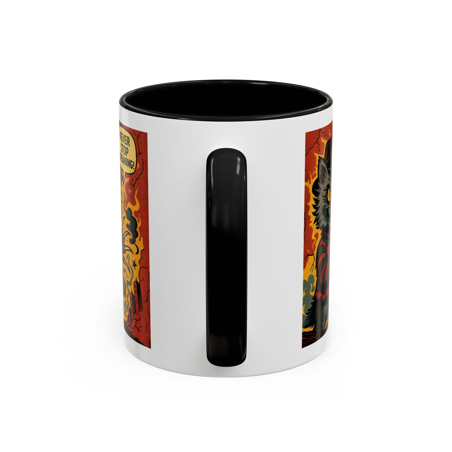 Never Stop Dreaming – Freddy Cat Mug