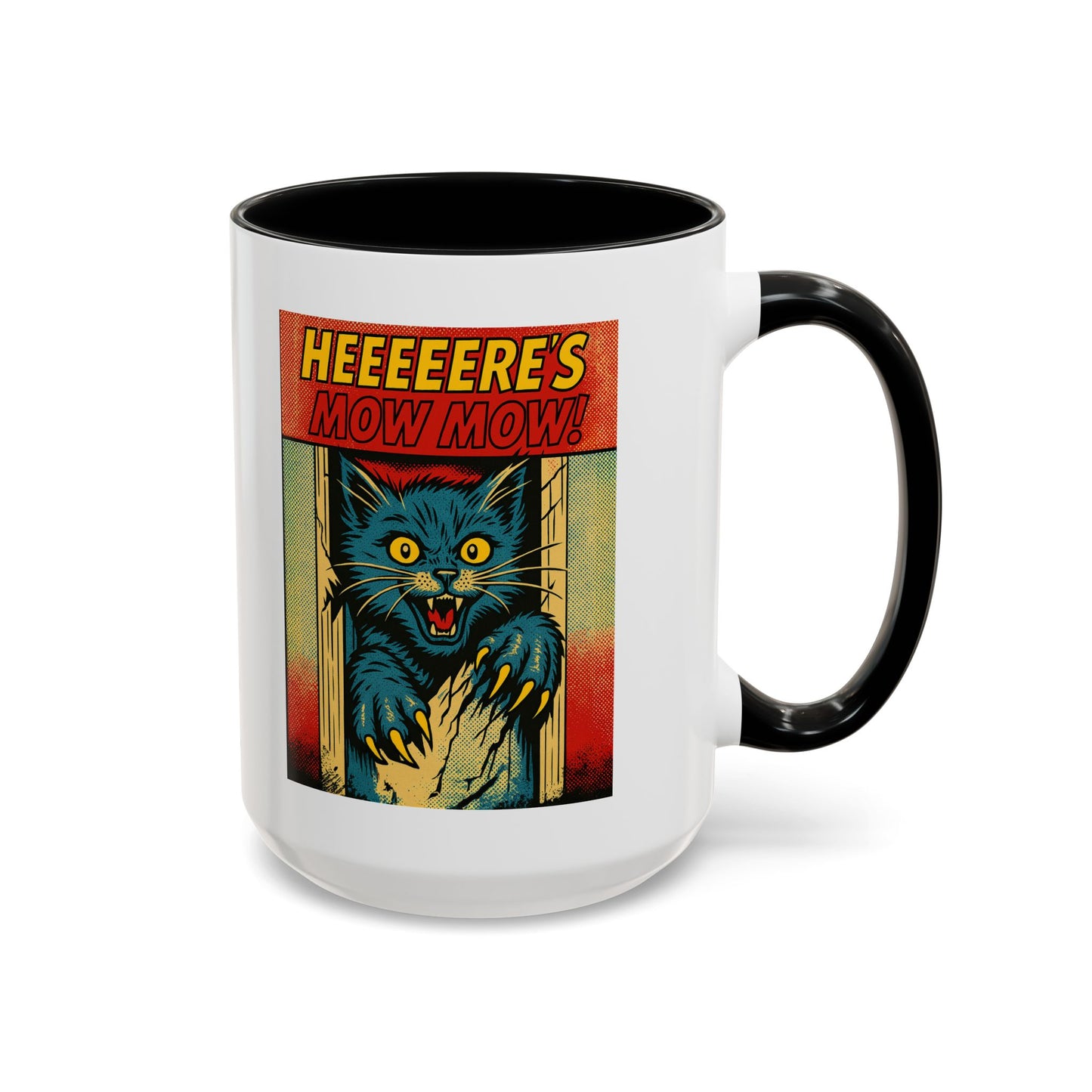 Heeeeere’s Mow Mow! – Horror Cat Mug
