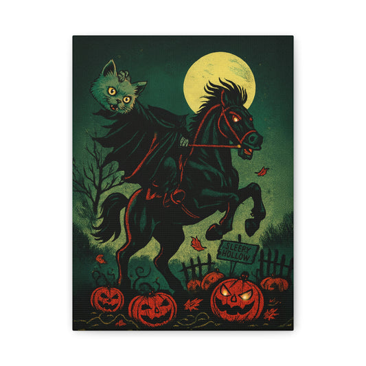 The Headless Mow Mow – Haunted Cat Canvas