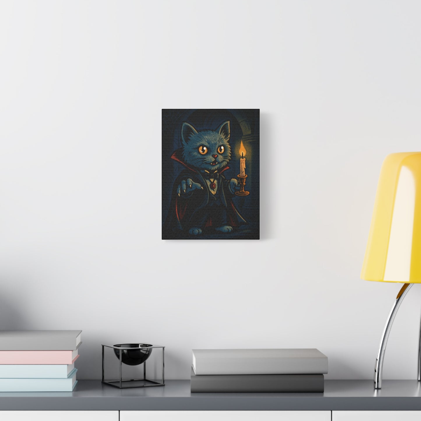 Count Mow Mow β Vampire Cat Canvas