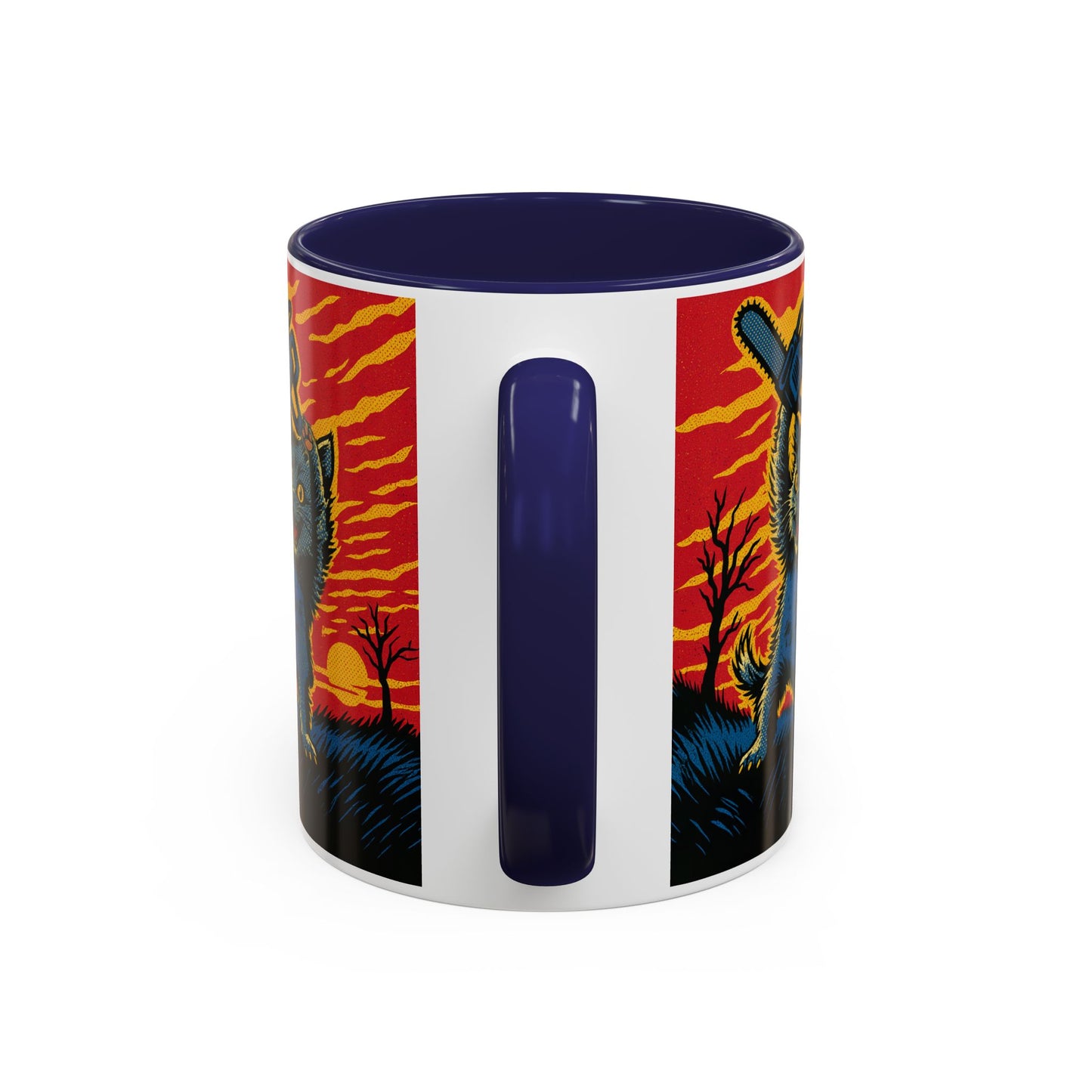 Mow Mow Massacre β Horror Cat Mug