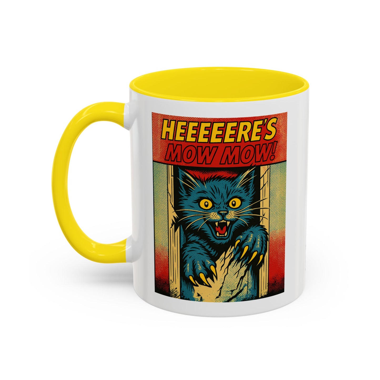 Heeeeere’s Mow Mow! – Horror Cat Mug