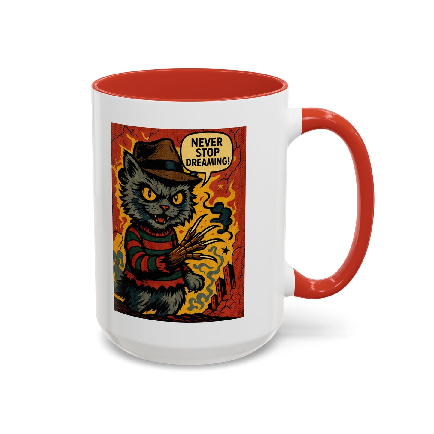 Never Stop Dreaming – Freddy Cat Mug