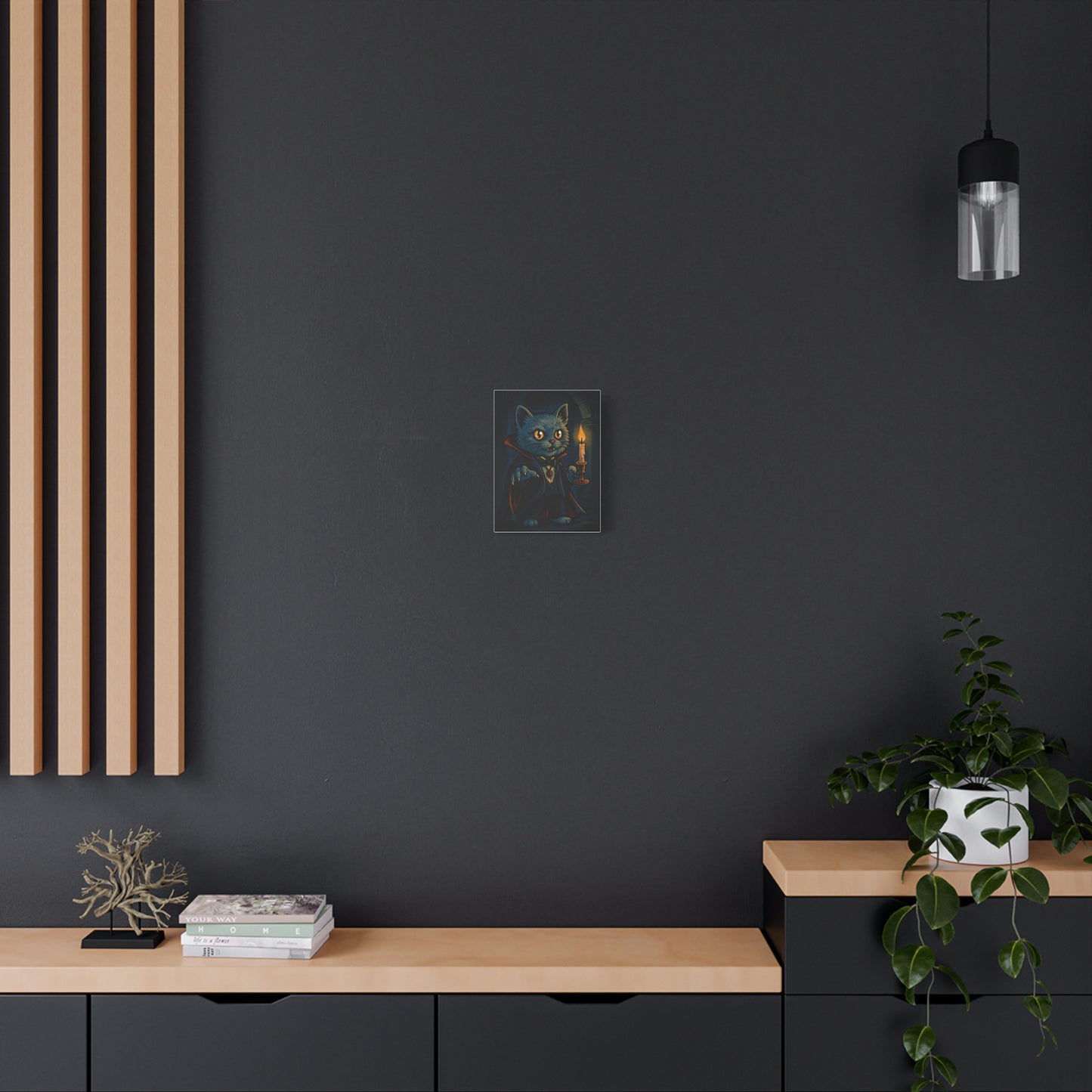 Count Mow Mow β Vampire Cat Canvas