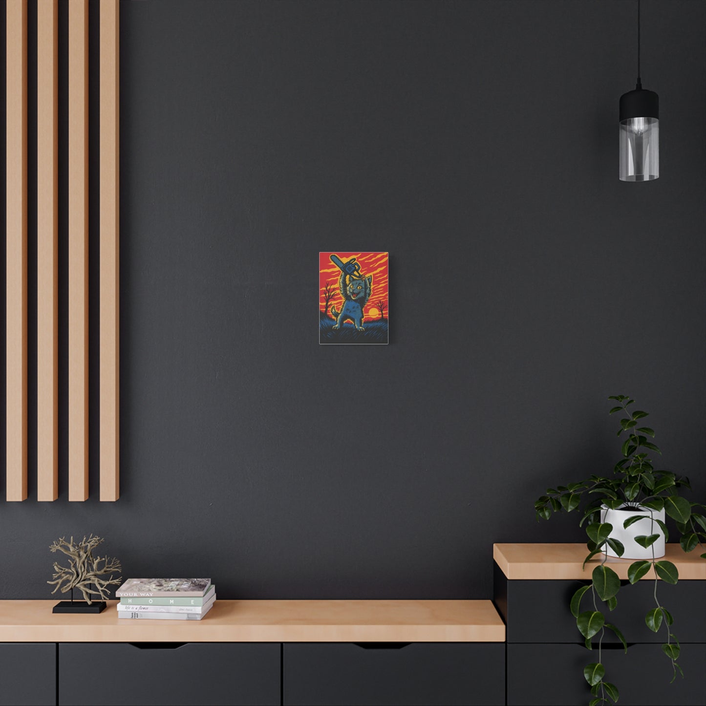Mow Mow Massacre ā Horror Cat Canvas