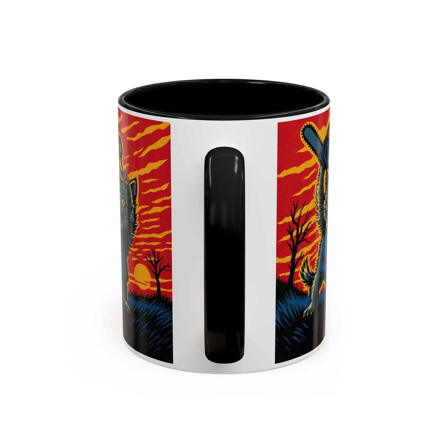 Mow Mow Massacre β Horror Cat Mug