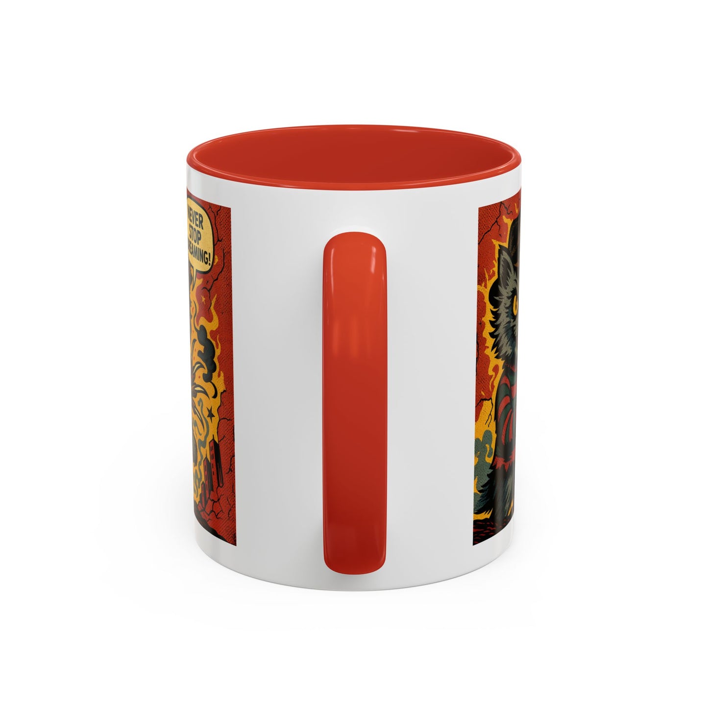 Never Stop Dreaming – Freddy Cat Mug