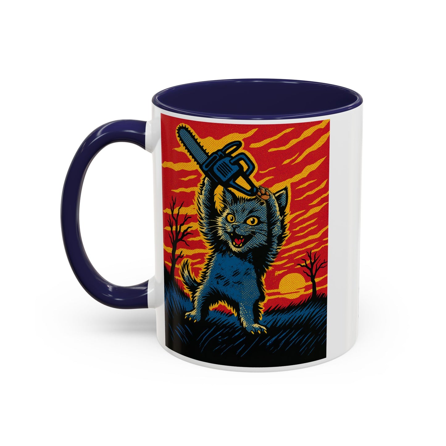 Mow Mow Massacre β Horror Cat Mug