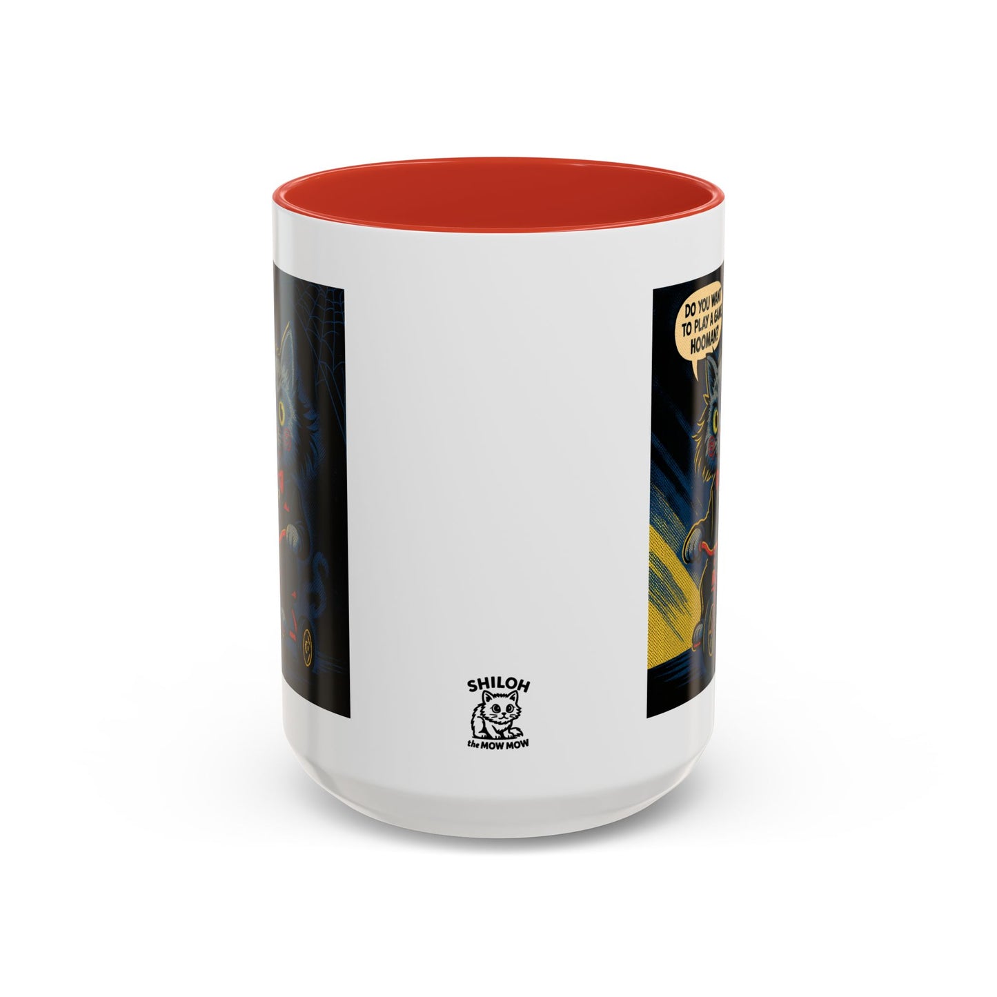 Wanna Play a Game, Hooman? β Jigsaw Cat Mug