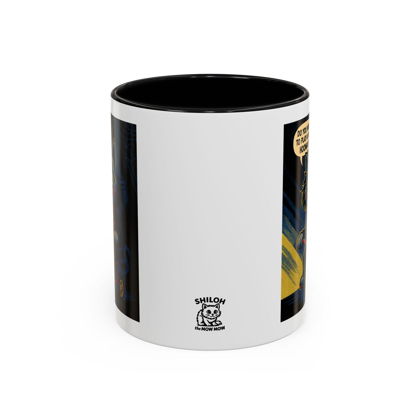 Wanna Play a Game, Hooman? β Jigsaw Cat Mug