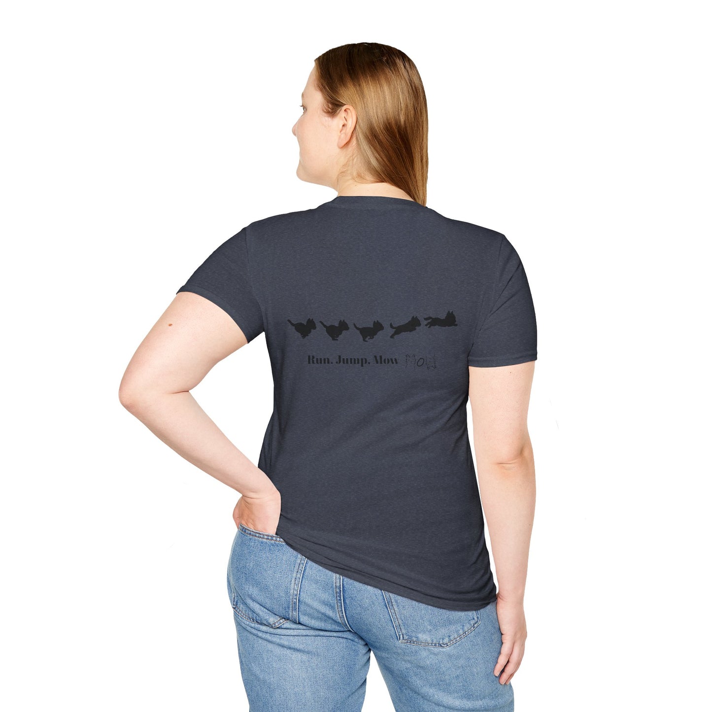 Run. Jump. Mow Mow- T-Shirt