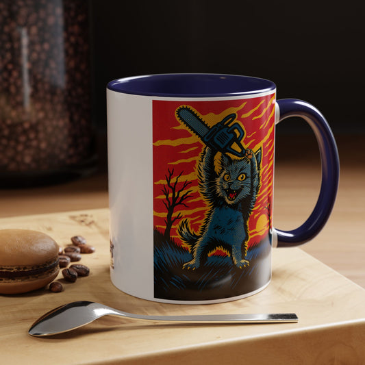 Mow Mow Massacre – Horror Cat Mug