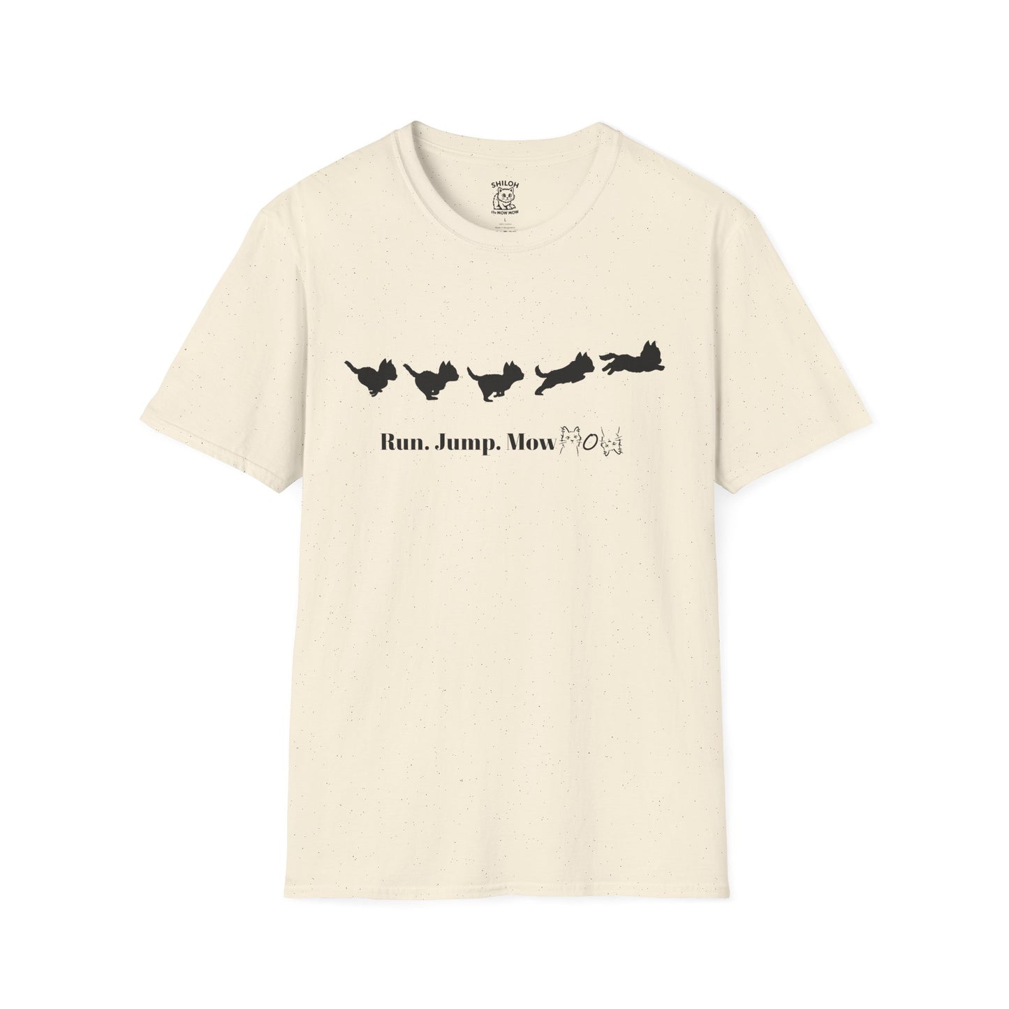 Run. Jump. Mow Mow- T-Shirt