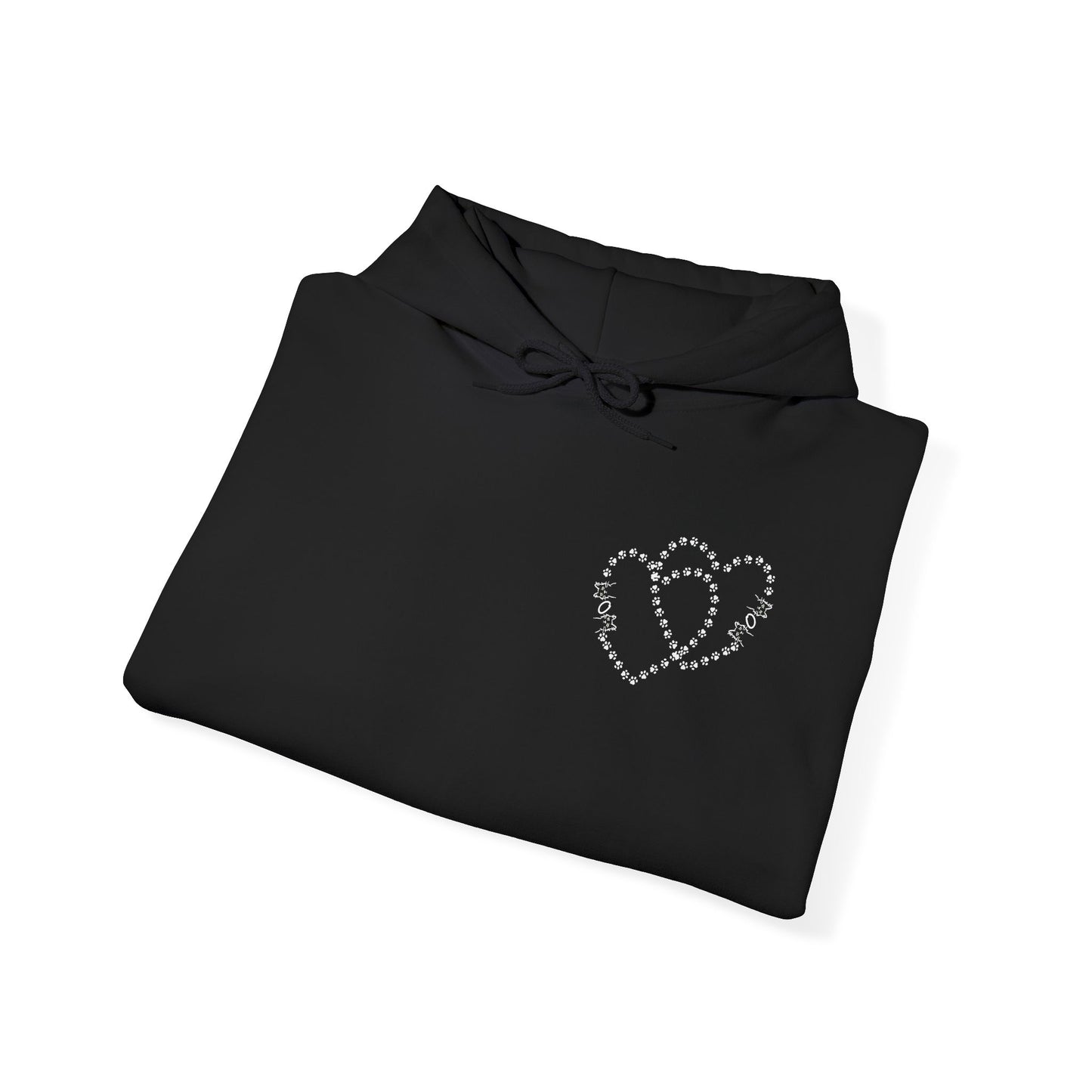 Valentine Hoodie- Paws & Hearts Mow Mow