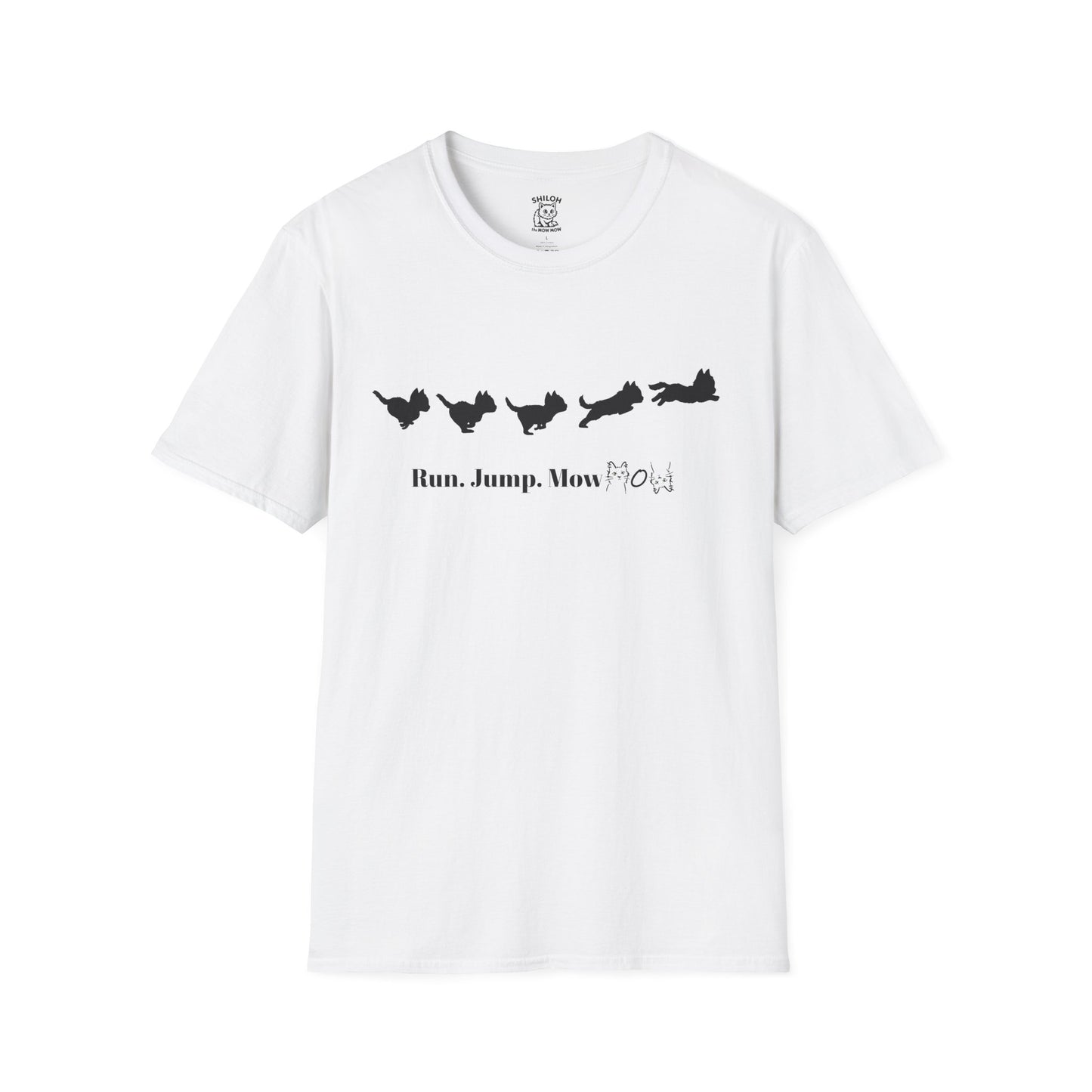 Run. Jump. Mow Mow- T-Shirt