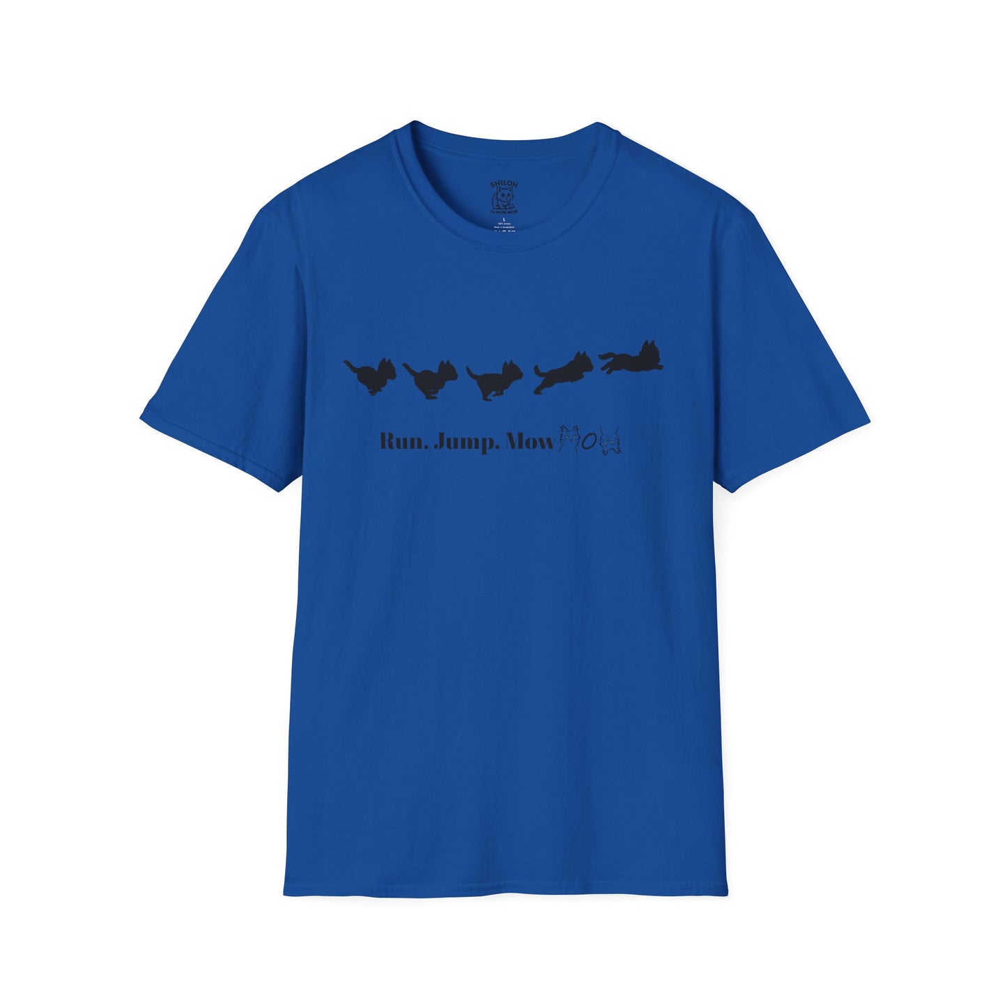 Run. Jump. Mow Mow- T-Shirt