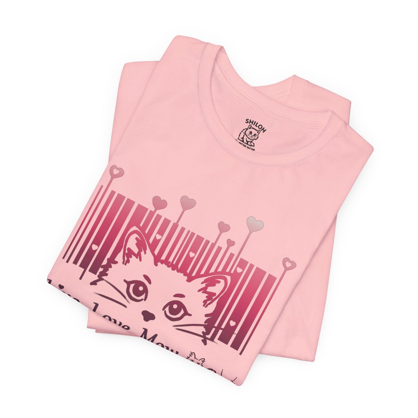 Valentine T-shirt- Live, Love, Mow Mow