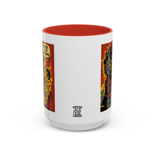 Never Stop Dreaming – Freddy Cat Mug