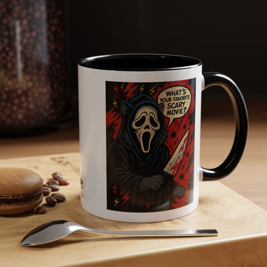 What’s Your Favorite Scary Movie? – Ghostface Cat Mug
