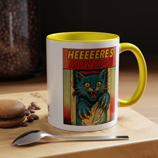 Heeeeere’s Mow Mow! – Horror Cat Mug