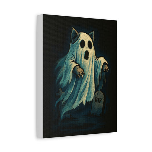 Purranormal Cativity – Ghost Cat Canvas