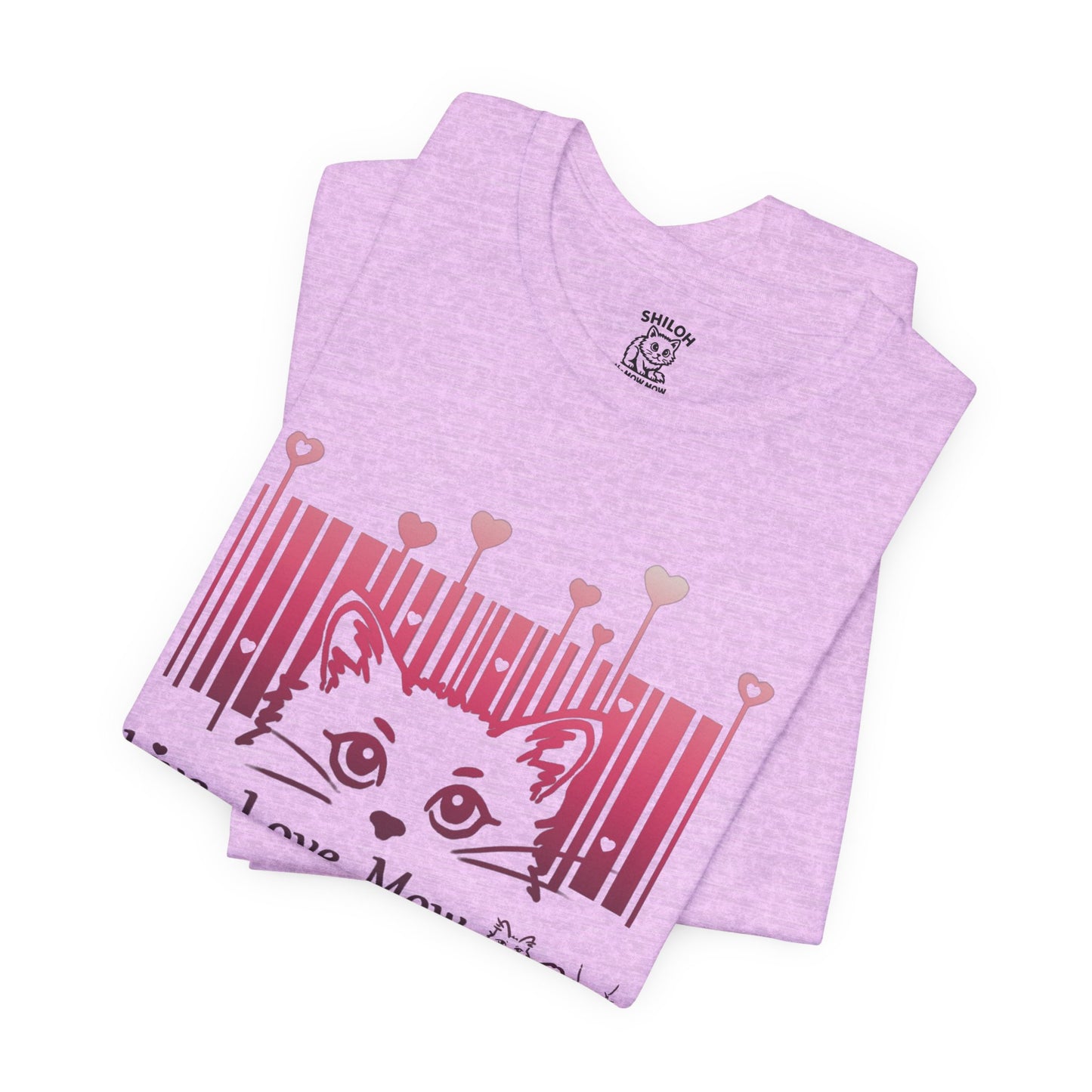 Valentine T-shirt- Live, Love, Mow Mow