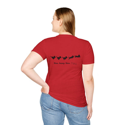 Run. Jump. Mow Mow- T-Shirt