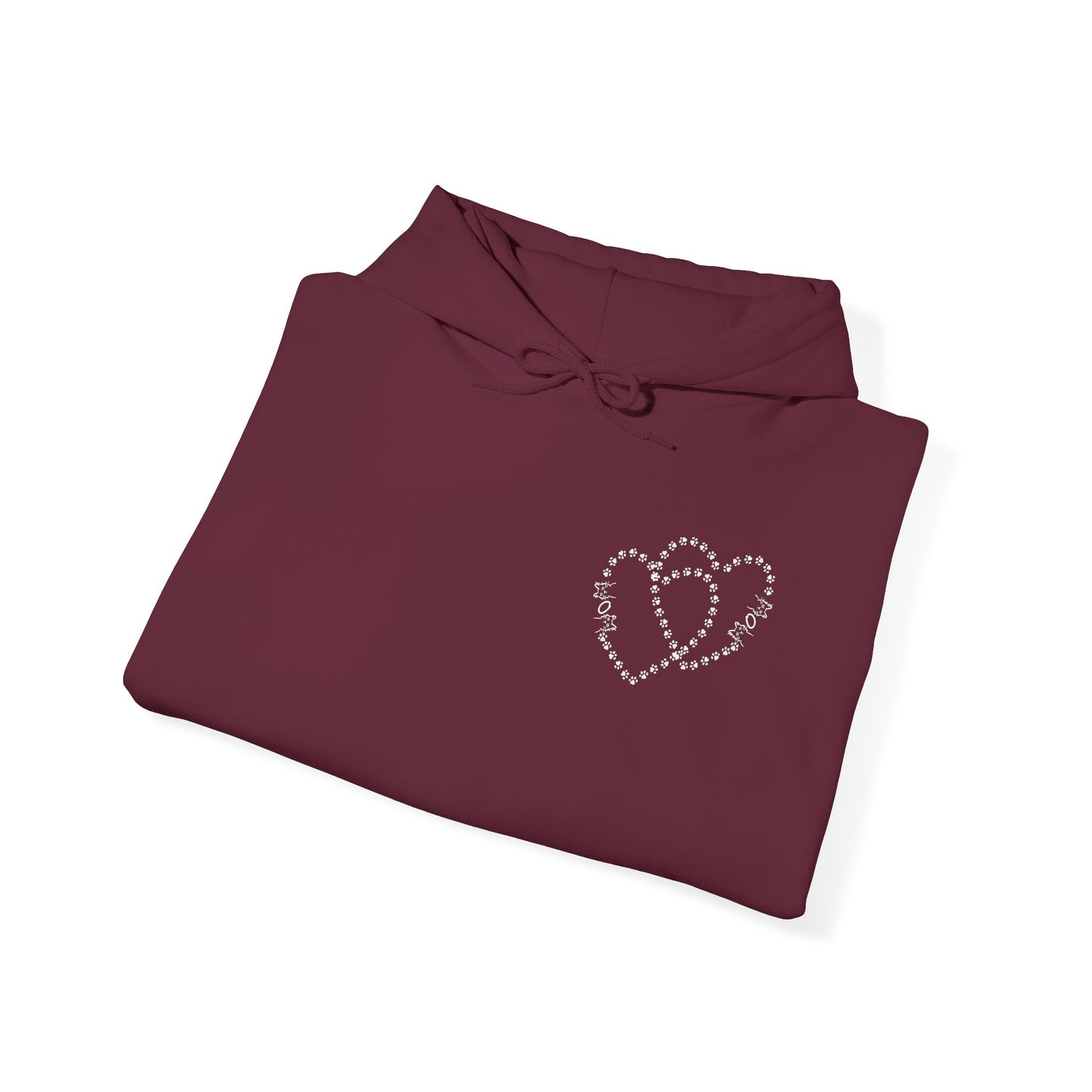 Valentine Hoodie- Paws & Hearts Mow Mow